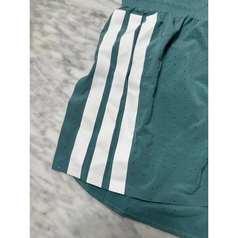 Adidas Adizero 2” Split Shorts Running racing Powder Teal Men's XL JV7153 NEW